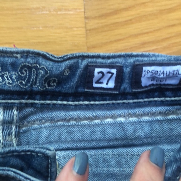 MissMe Bootcut Jeans Size 27 - Picture 8 of 10
